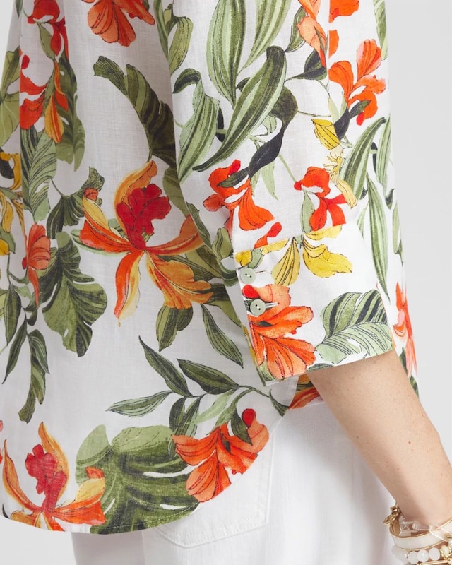 No Iron Linen Orchid Shirt - image 4